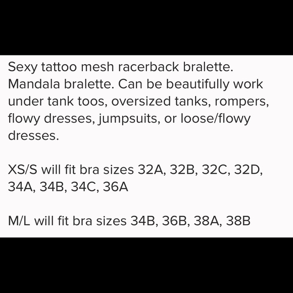 Tattoo Bralette - Picture 7 of 7